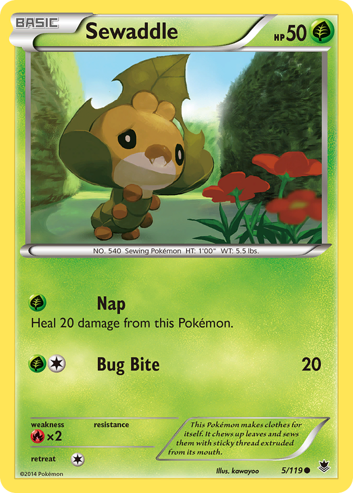 Sewaddle (5/119) [XY: Phantom Forces] 