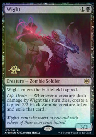 Wight [Dungeons &amp; Dragons: Adventures in the Forgotten Realms Prerelease Promos] 