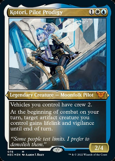 Kotori, Pilot Prodigy (Showcase Display Commander) [Kamigawa: Neon Dynasty Commander] 