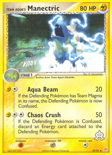 Team Aqua's Manectric (29/95) [EX: Team Magma vs Team Aqua] 