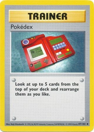 Pokedex (87/102) [Base Set Shadowless Unlimited] 