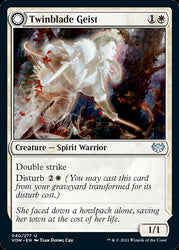 Twinblade Geist // Twinblade Summon [Innistrad: Crimson Vow] 
