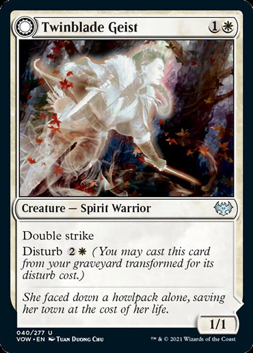 Twinblade Geist // Twinblade Summon [Innistrad: Crimson Vow] 