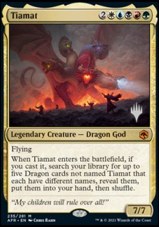 Tiamat (Promo Pack) [Dungeons &amp; Dragons: Adventures in the Forgotten Realms Promos] 