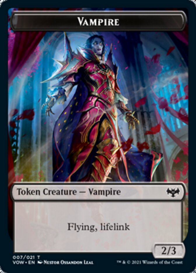 Vampire Token (007) [Innistrad: Crimson Vow Tokens] 