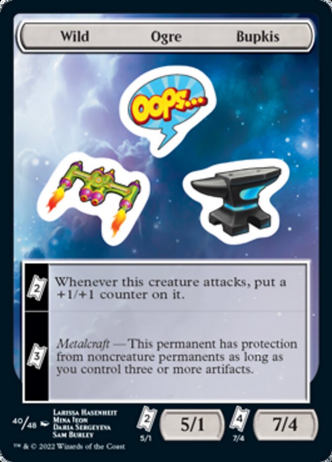 Wild Ogre Bupkis [Unfinity Stickers] 