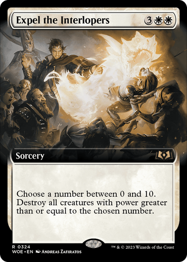 Expel the Interlopers (Extended Art) [Wilds of Eldraine] 
