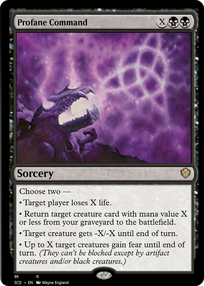 Profane Command [Starter Commander Decks] 