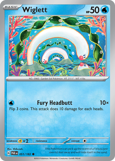 Wiglett (051/182) [Scarlet &amp; Violet: Paradox Rift] 