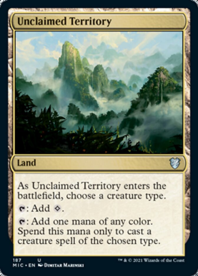 Unclaimed Territory [Innistrad: Midnight Hunt Commander] 