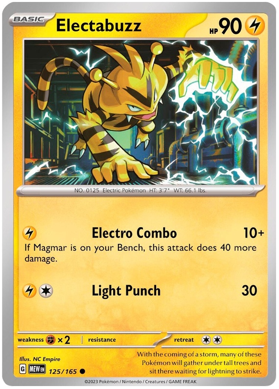 Electabuzz (125/165) [Scarlet &amp; Violet: 151] 