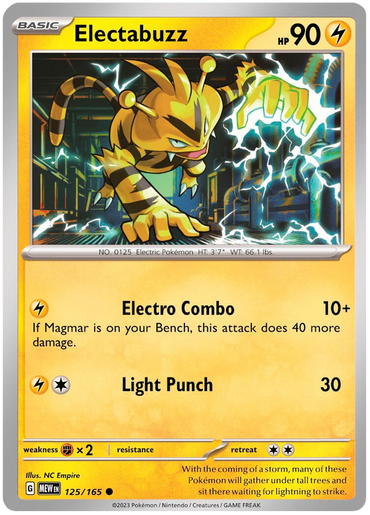 Electabuzz (125/165) [Scarlet &amp; Violet: 151] 