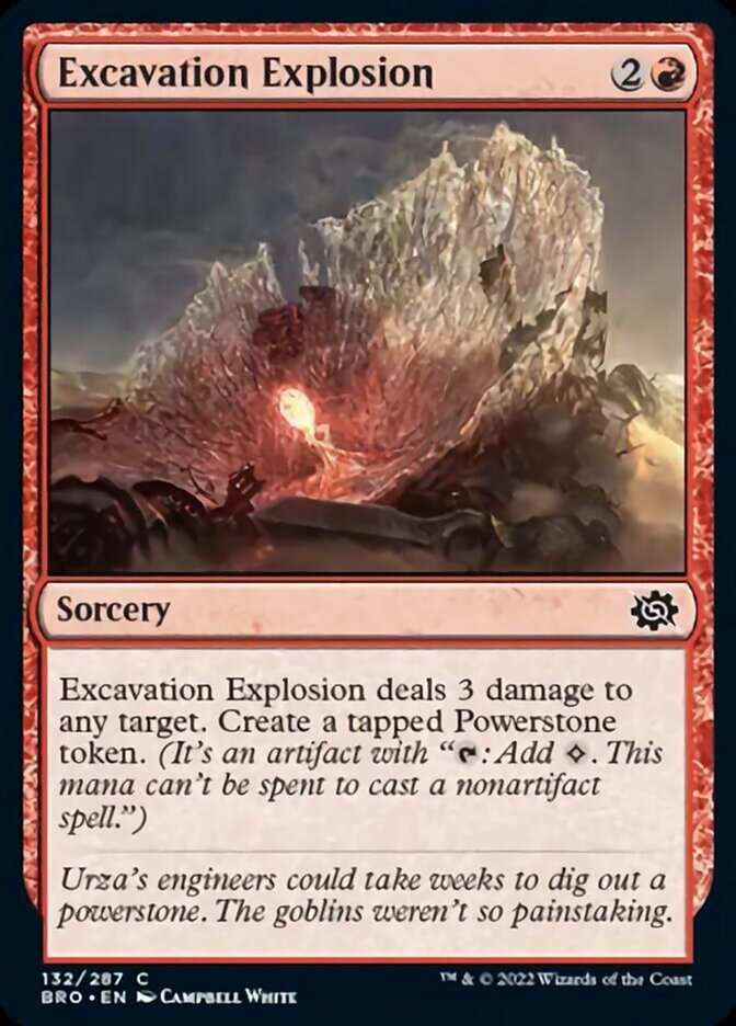 Excavation Explosion [The Brothers' War] 