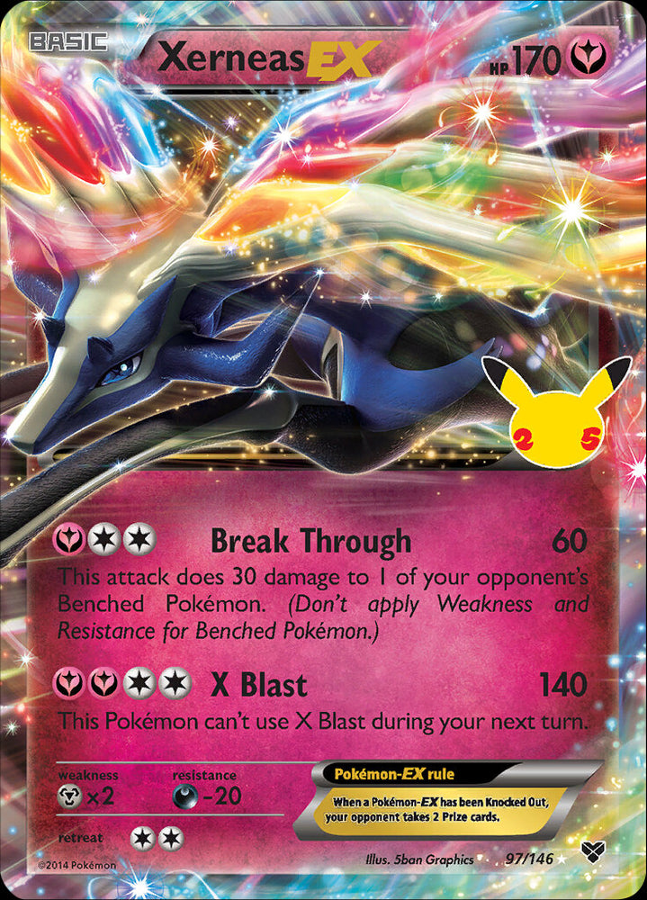 Xerneas EX (97/146) [Celebrations: 25th Anniversary - Classic Collection] 