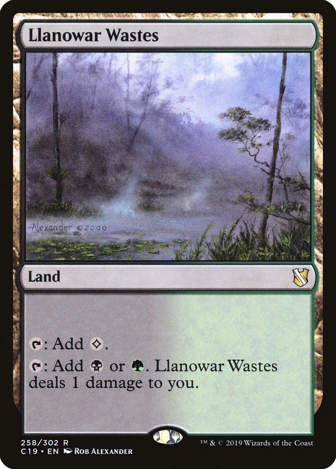 Llanowar Wastes [Order 2019] 