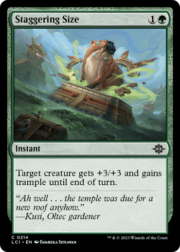 Staggering Size [The Lost Caverns of Ixalan] 