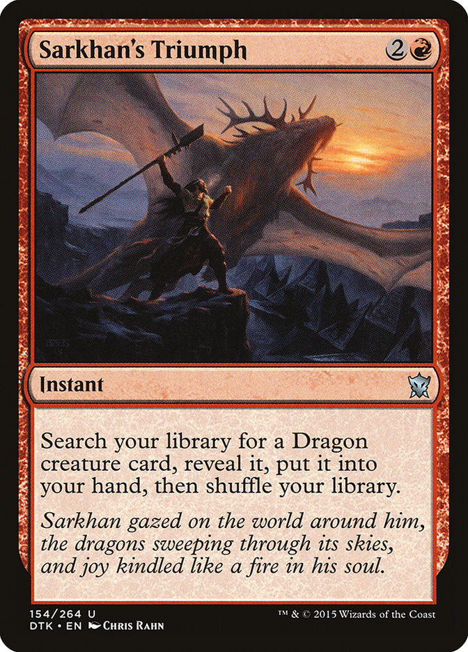 Sarkhan's Triumph [Dragons of Tarkir] 