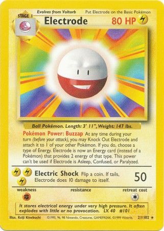 Electrode (21/102) [Base Set Unlimited] 