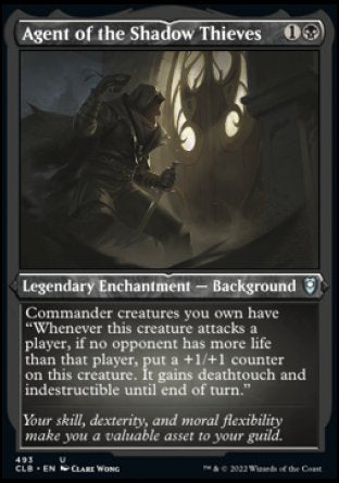 Agent of the Shadow Thieves (Foil Etched) [Commander Legends: Battle for Baldur's Gate] 