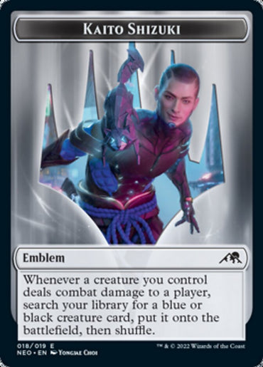 Kaito Shizuki Emblem [Kamigawa: Neon Dynasty Tokens] 