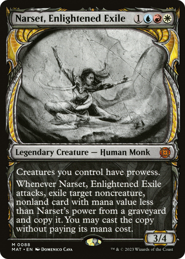 Narset, Enlightened Exile (Showcase) [March of the Machine: The Aftermath] 