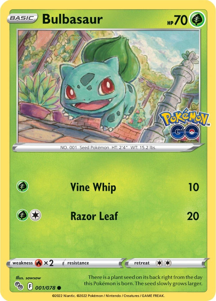 Bulbasaur (001/078) [Pokémon GO] 