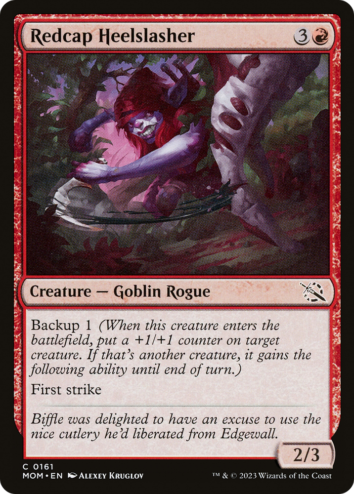 Redcap Heelslasher [March of the Machine] 