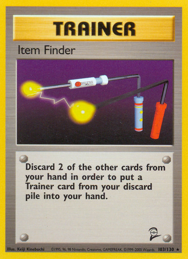 Item Finder (103/130) [Base Set 2] 