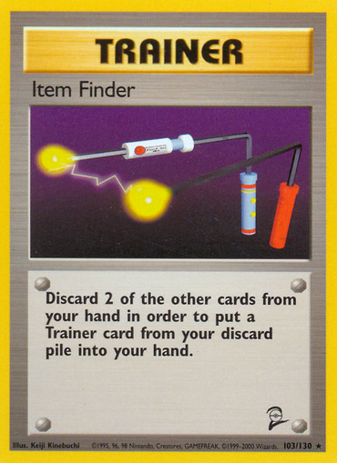 Item Finder (103/130) [Base Set 2] 