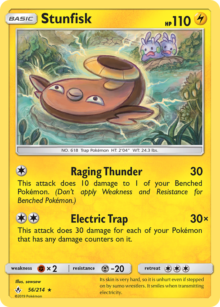 Stunfisk (56/214) [Sun &amp; Moon: Unbroken Bonds] 