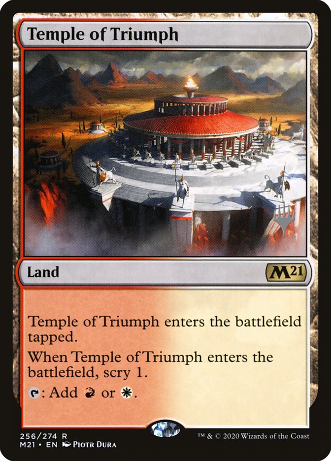 Temple of Triumph (Promo Pack) [Core Set 2021 Promos] 