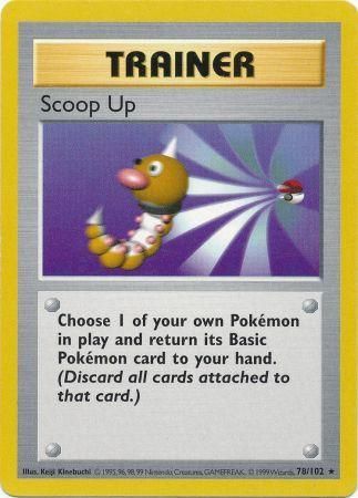 Scoop Up (78/102) [Base Set Shadowless Unlimited] 