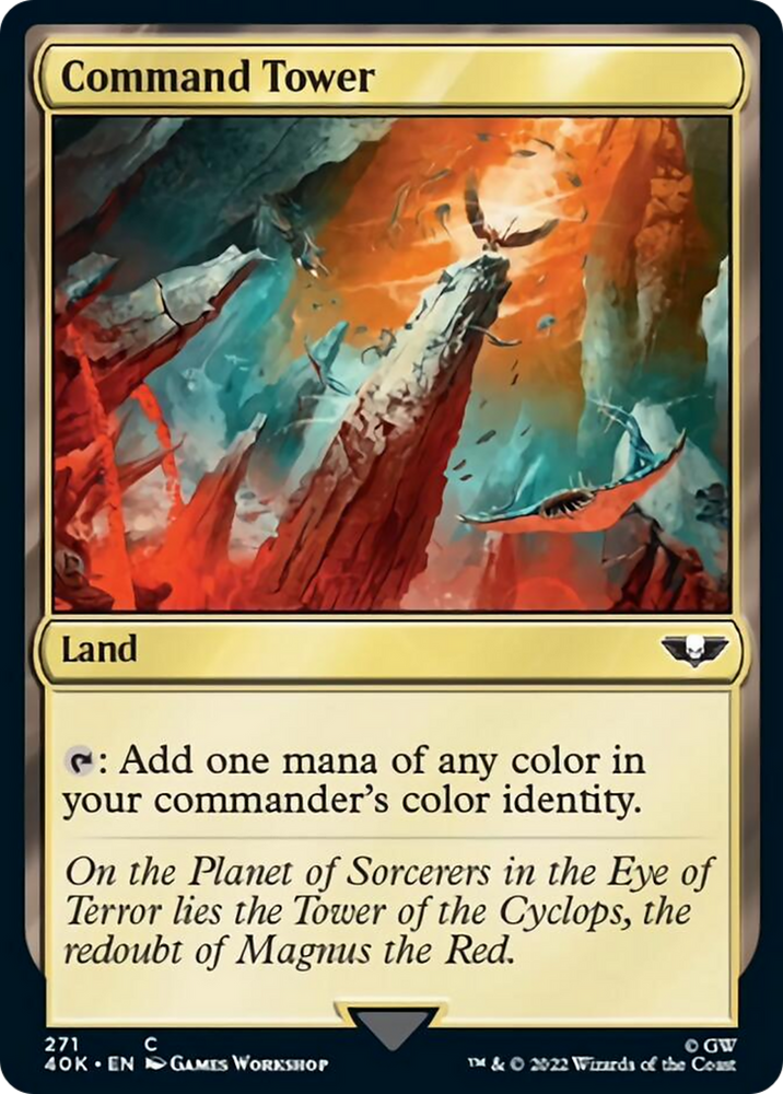 Command Tower (271) (Surge Foil) [Warhammer 40,000] 