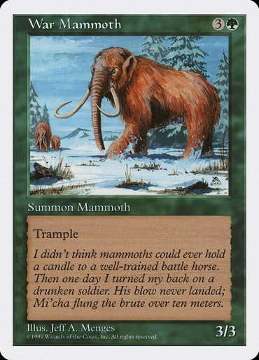 War Mammoth [Fifth Edition] 