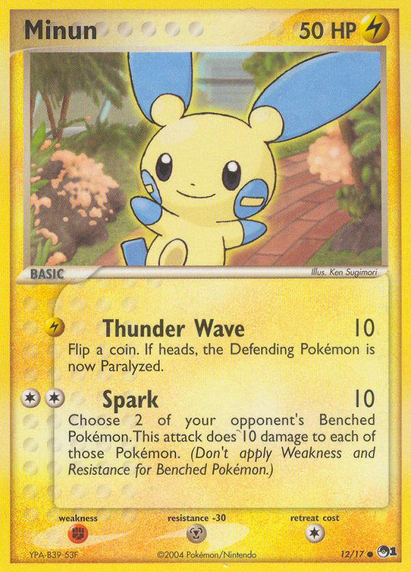 Minun (12/17) [POP Series 1] 