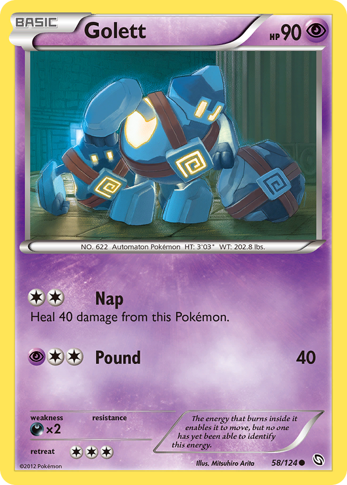 Golett (58/124) [Black &amp; White: Dragons Exalted] 