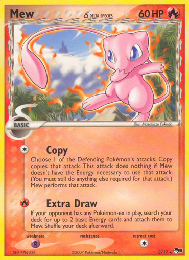 Mew (3/17) (Delta Species) [POP Series 5] 
