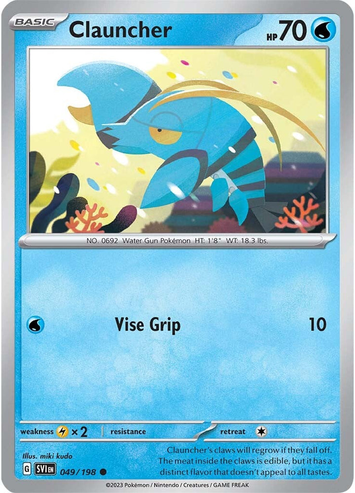 Clauncher (049/198) [Scarlet &amp; Violet: Base Set] 
