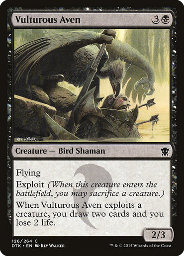 Vulturous Aven [Dragons of Tarkir] 