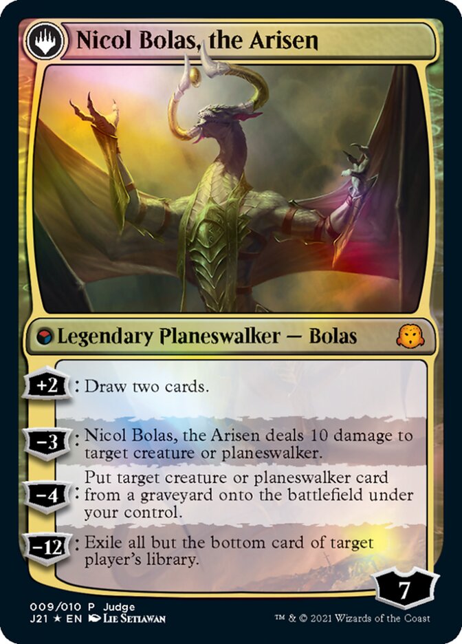 Nicol Bolas, the Ravager // Nicol Bolas, the Arisen [Judge Gift Cards 2021] 