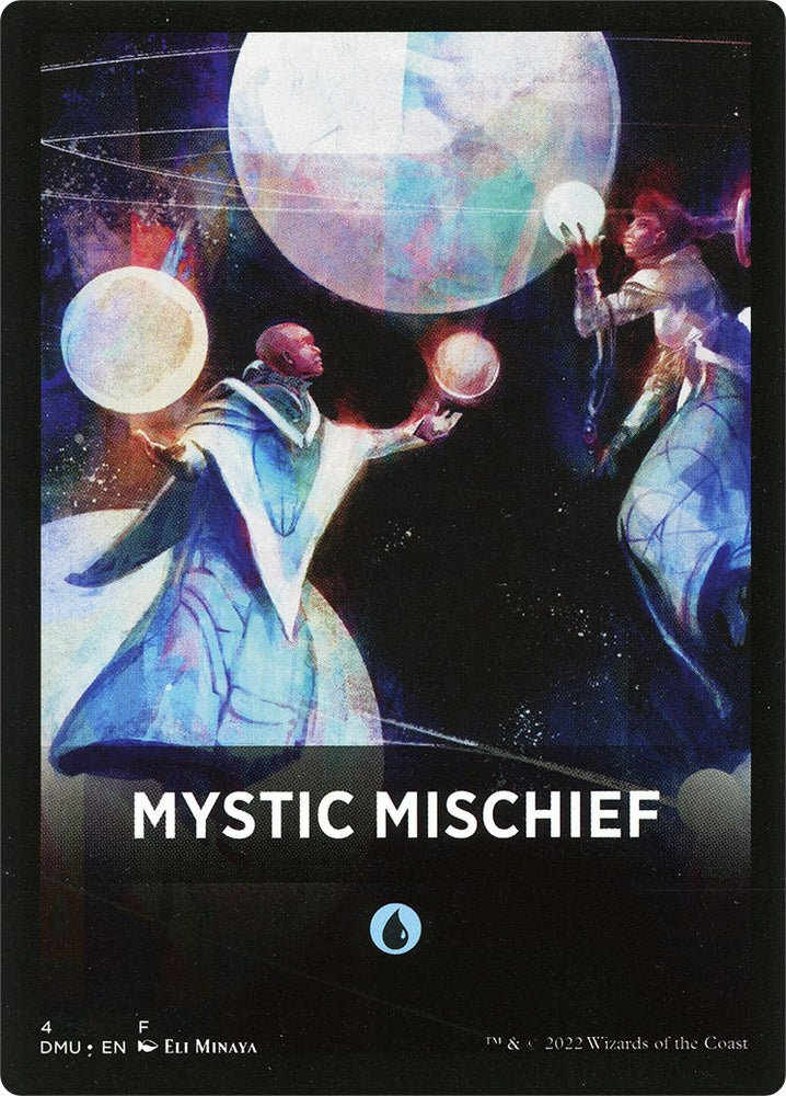 Mystic Mischief Theme Card [Dominaria United Tokens] 
