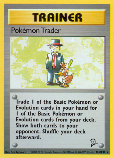 Pokemon Trader (106/130) [Base Set 2] 