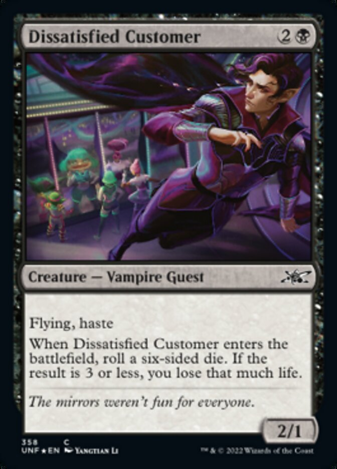 Dissatisfied Customer (Galaxy Foil) [Unfinity] 