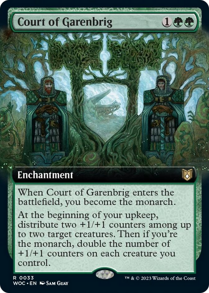 Court of Garenbrig (Extended Art) [Wilds of Eldraine Commander] 