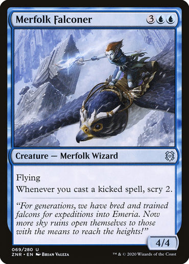Merfolk Falconer [Zendikar Rising] 