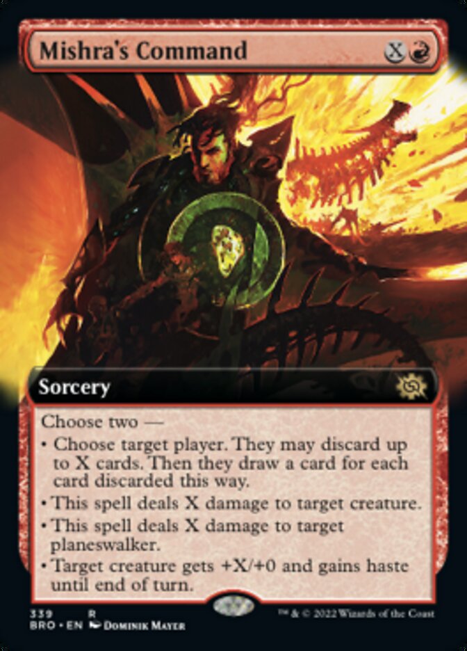 Mishra's Command (Extended Art) [The Brothers' War] 