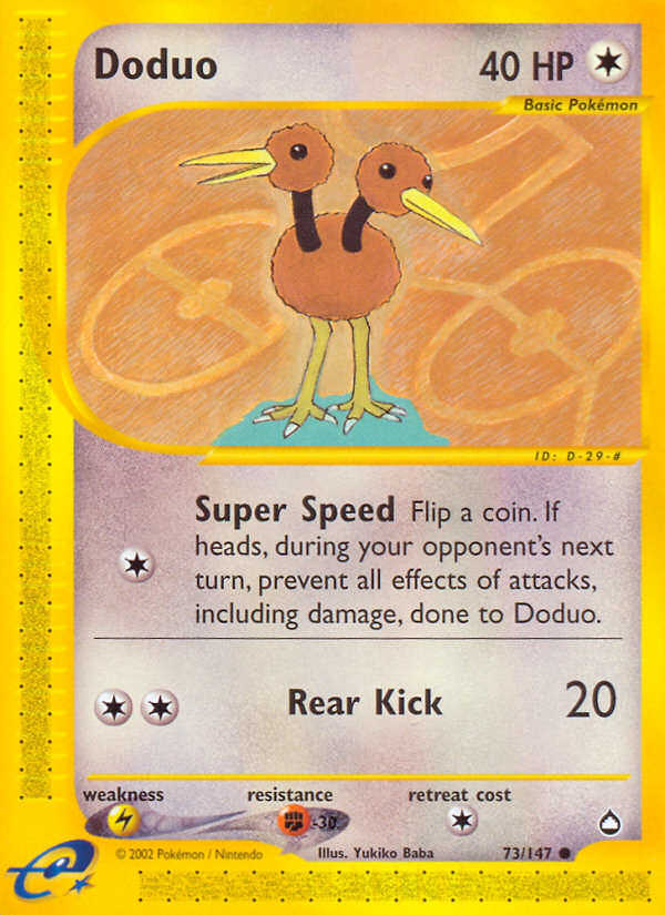 Doduo (73/147) [Aquapolis] 