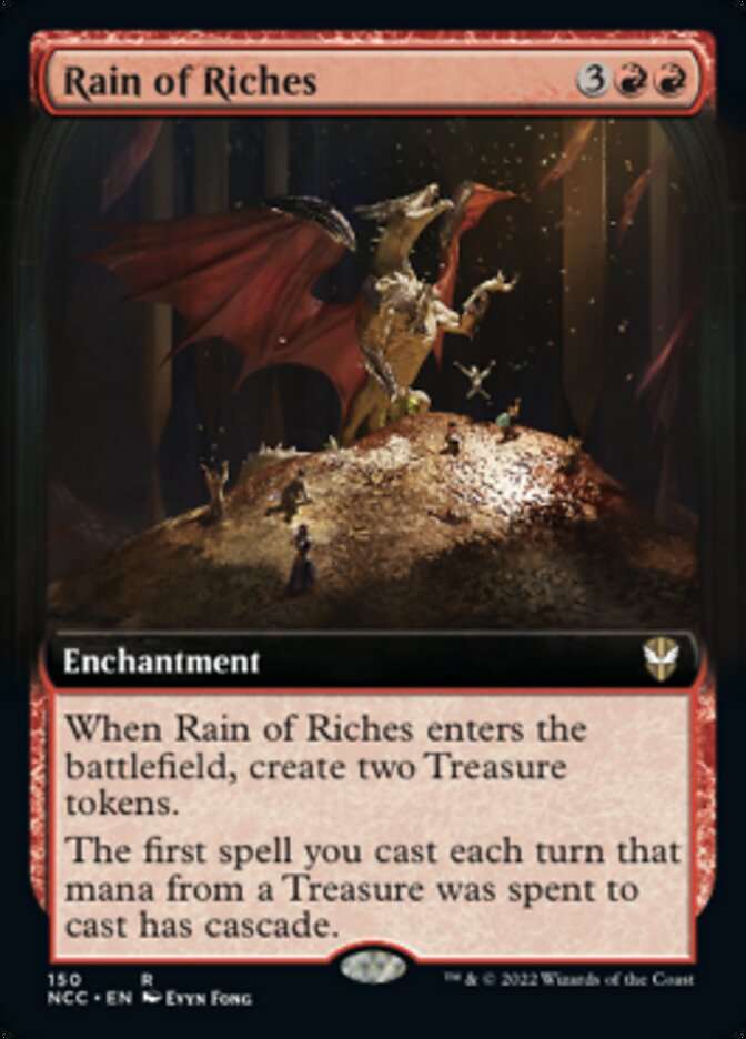 Rain of Riches (Extended Art) [Streets of New Capenna Commander] 