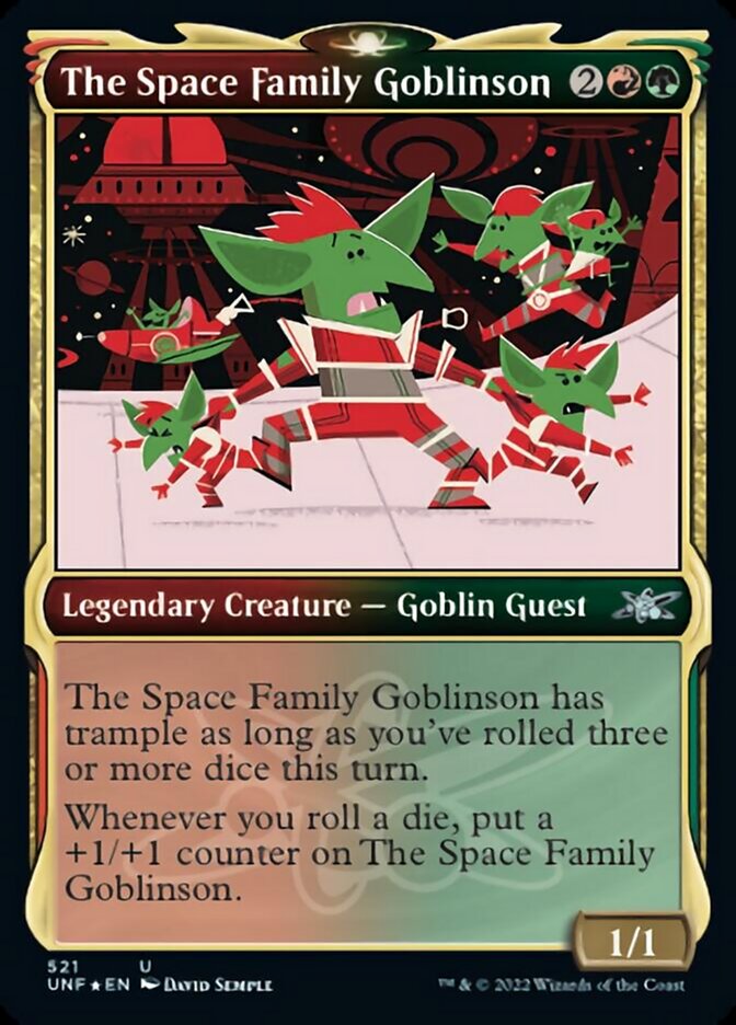 The Space Family Goblinson (Showcase) (Galaxy Foil) [Unfinity] 
