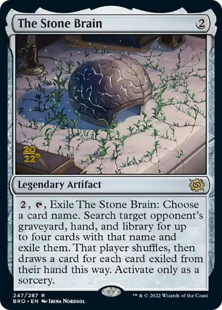 The Stone Brain [The Brothers' War Prerelease Promos] 